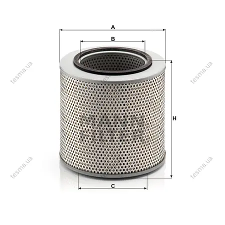 Oil filter, cartridge. Фильтр масляный, вставка MANN-FILTER H20211 (фото 1)