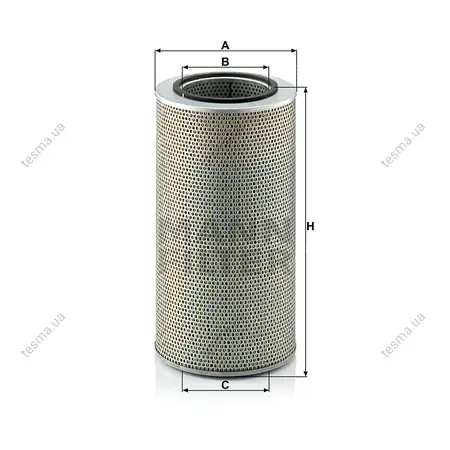 Oil filter, cartridge. Фильтр масляный, вставка MANN-FILTER H20440 (фото 1)