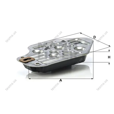 Фільтр АКПП BMW 3 (E36)/5 (E34) 1.6-2.0 i 89-05 (з прокладкою) M40-M44/M50-M52 MANN-FILTER H2426KIT (фото 1)