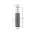 Hydraulic filter, cartridge. Фильтр гидравлический, вставка MANN-FILTER H4005 (фото 1)