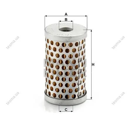 Oil filter, cartridge. Фильтр масляный, вставка MANN-FILTER H533 (фото 1)