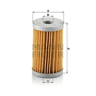 Фильтр масляный MANN-FILTER H53