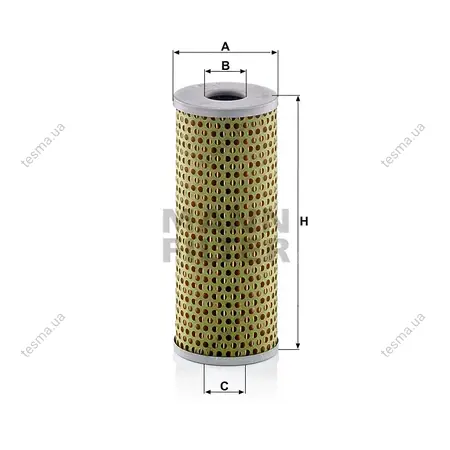 Hydraulic filter, cartridge. Фильтр гидравлический, вставка MANN-FILTER H729 (фото 1)