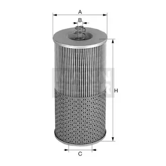 Hydraulic filter, cartridge. Фильтр гидравлический, вставка MANN-FILTER H8161