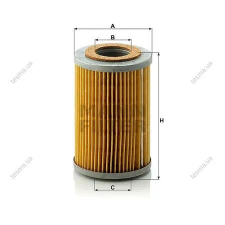 Oil filter, cartridge. Фильтр масляный, вставка MANN-FILTER H816X (фото 1)
