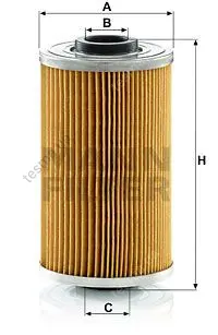 Oil filter, cartridge. Фильтр масляный, вставка. Фільтр масляний, вставка MANN-FILTER H9009 (фото 1)