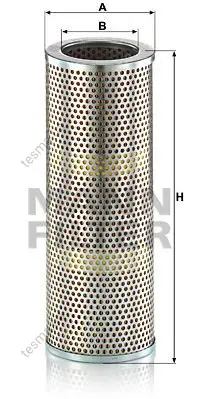 Hydraulic filter, cartridge. Фильтр гидравлический, вставка. Фільтр гідравлічний, вставка MANN-FILTER H9014 (фото 1)