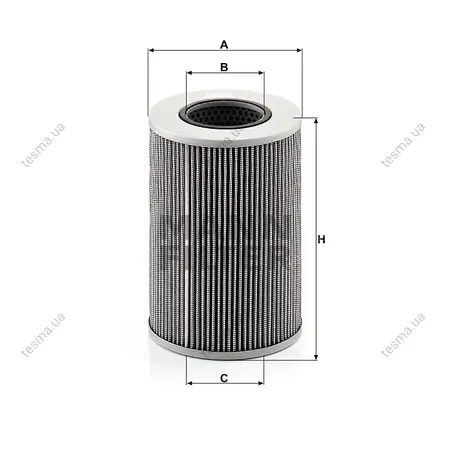 Фільтр гідравлічний MANN-FILTER HD1258 (фото 1)