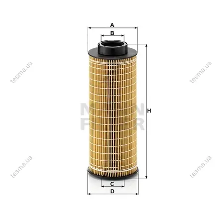 Фільтр масляний MANN-FILTER HU1072X (фото 1)