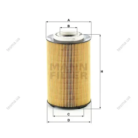 Фільтр масляний MANN-FILTER HU12911Z (фото 1)