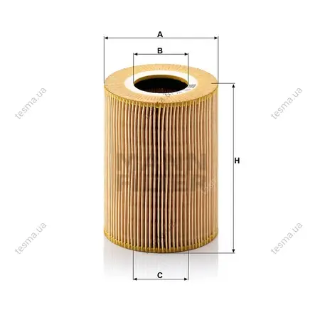 Фільтр масляний MANN-FILTER HU1381X (фото 1)