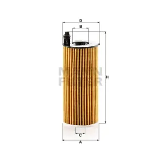 Фільтр масляний MANN-FILTER HU6014Z