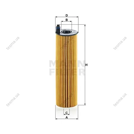 Фільтр масляний MANN-FILTER HU6020Z (фото 1)
