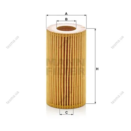Фільтр масляний MANN-FILTER HU7012Z (фото 1)
