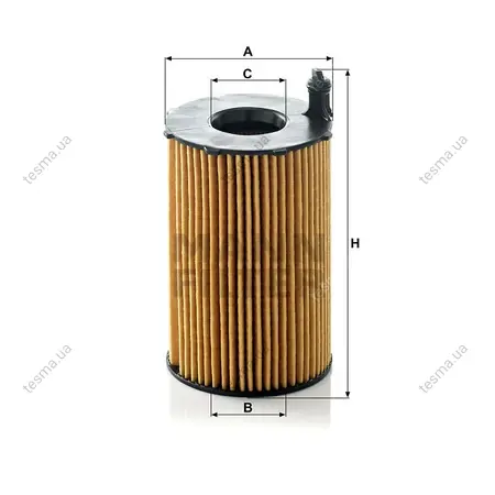 Фільтр масляний MANN-FILTER HU8005Z (фото 1)