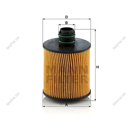 Фільтр масляний MANN-FILTER HU8006Z (фото 1)