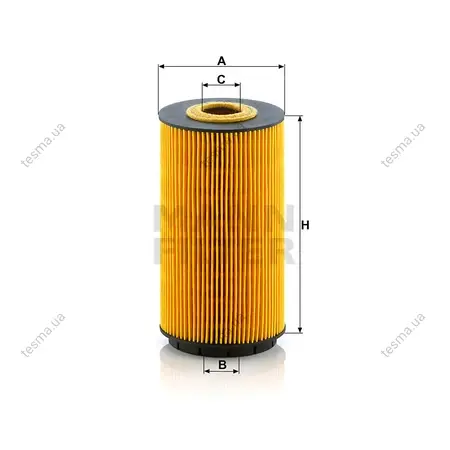 Фільтр масляний MANN-FILTER HU8010Z (фото 1)