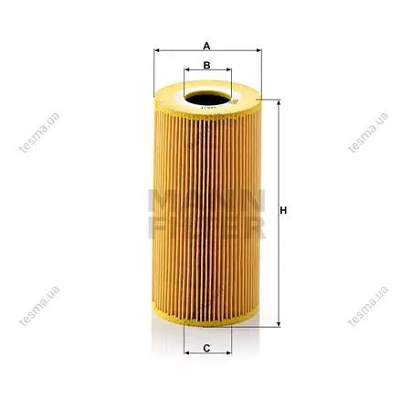 Фільтр масляний MANN-FILTER HU8481X (фото 1)