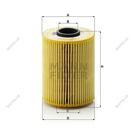 Фільтр масляний MANN-FILTER HU9264X (фото 1)