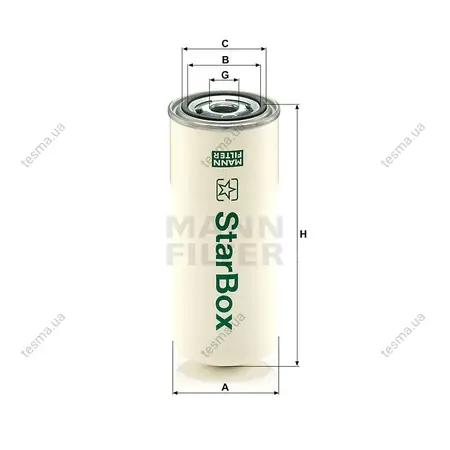 Фильтр сепаратор воздушно-масляный MANN-FILTER LB96222 (фото 1)