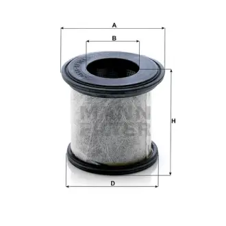 Фільтр повітряний, сапун MANN-FILTER LC7002