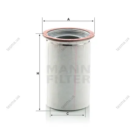 Фільтр повітряно-масляний сепаратор MANN-FILTER LE10001 (фото 1)