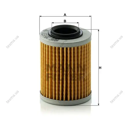 Фильтр масляный, вставка. Фільтр масляний, вставка. Oil filter, cartridge MANN-FILTER MH631 (фото 1)