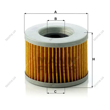 Oil filter, cartridge. Фильтр масляный, вставка MANN-FILTER MH814 (фото 1)