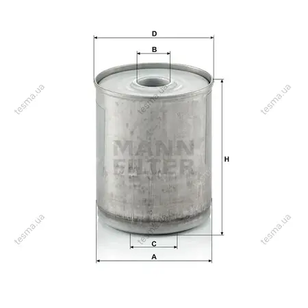 Фильтр топливный MANN-FILTER P939X (фото 1)