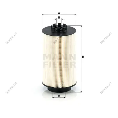 Фильтр топливный MANN-FILTER PU10008X (фото 1)