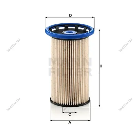 Фильтр топливный MANN-FILTER PU8008 (фото 1)