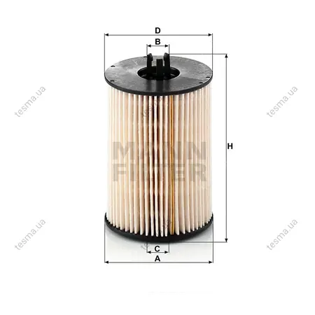 Фильтр топливный MANN-FILTER PU821X2 (фото 1)