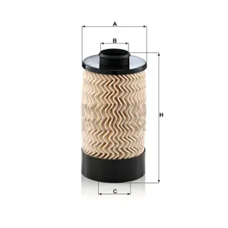 Фильтр топливный MANN-FILTER PU9002X