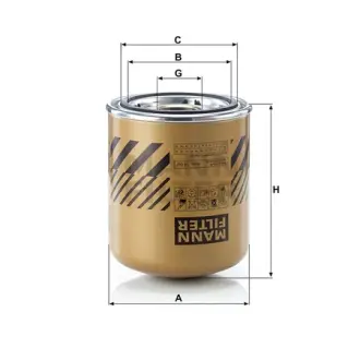 Фільтр осушувач повітря гальм MANN-FILTER TB13966X