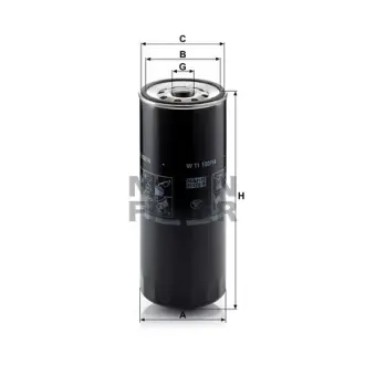 Фільтр масляний MANN-FILTER W1110214