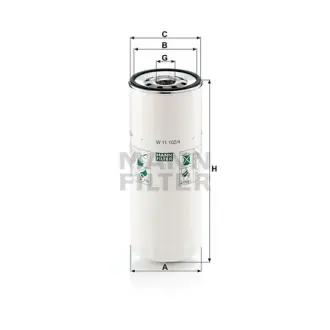 Фільтр гідравлічний MANN-FILTER W111024