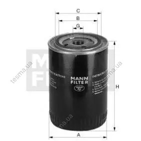 Фільтр масляний MANN-FILTER W95047 (фото 1)