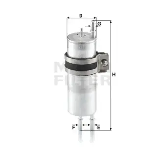 Фильтр топливный MANN-FILTER WK5134