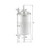 Фильтр топливный MANN-FILTER WK7205 (фото 1)