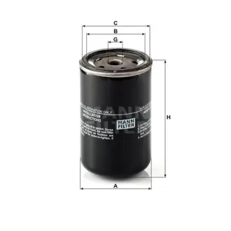Фільтр паливний MANN-FILTER WK729
