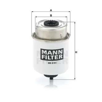 Фильтр топливный MANN-FILTER WK8191