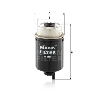 Фільтр паливний MANN-FILTER WK8195