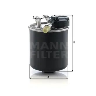 Фільтр паливний MANN-FILTER WK8209