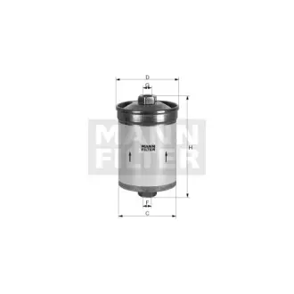 Фільтр паливний MANN-FILTER WK8305