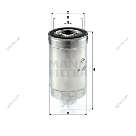 фильтр топливный MANN-FILTER WK8428 - фото 1