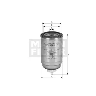 Фильтр топливный MANN-FILTER WK965