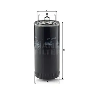 Фільтр масляний MANN-FILTER WP9625