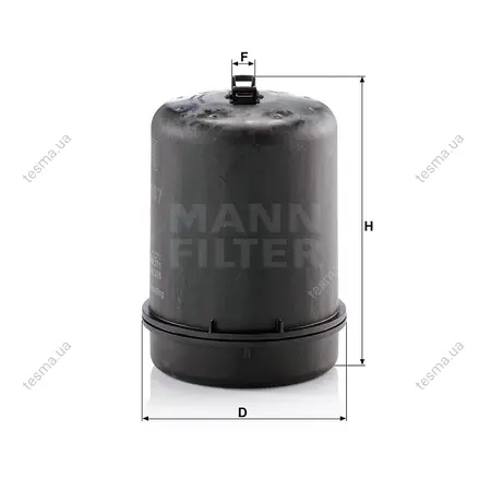 Фильтр масляный, центробежный MANN-FILTER ZR9007Z (фото 1)