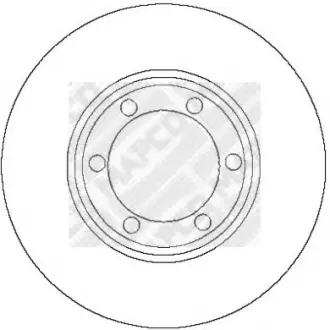 Тормозной диск MAPCO 15251