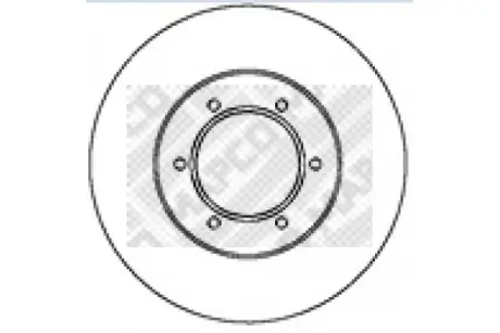 Тормозной диск MAPCO 15281
